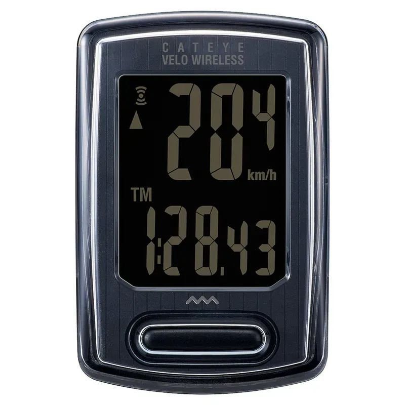 Cateye Velo Wireless Stealth Edition Cycle Computer in Black