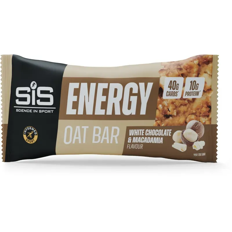 NUTRI SIS Energy Oat Bar White Choc Mac White Chocolate Macadamia 