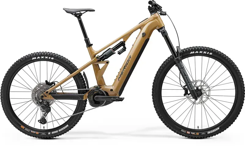 Merida eOne-Eighty 500 eMountain Bike in River Clay/Black