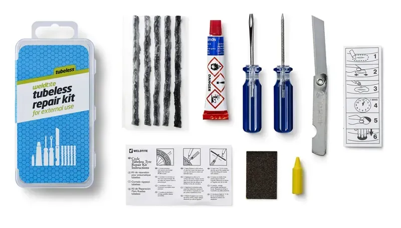 Weldtite Tools Tubeless Tyre External Repair Kit 12-box