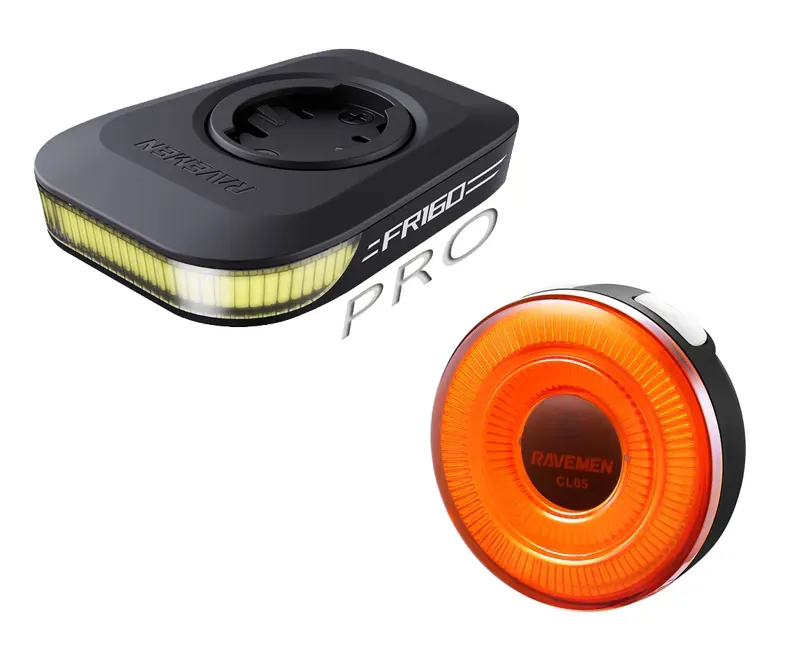 Ravemen FR160 160 Lumens / CL05 30 Lumens USB Rechargeable Twinset 