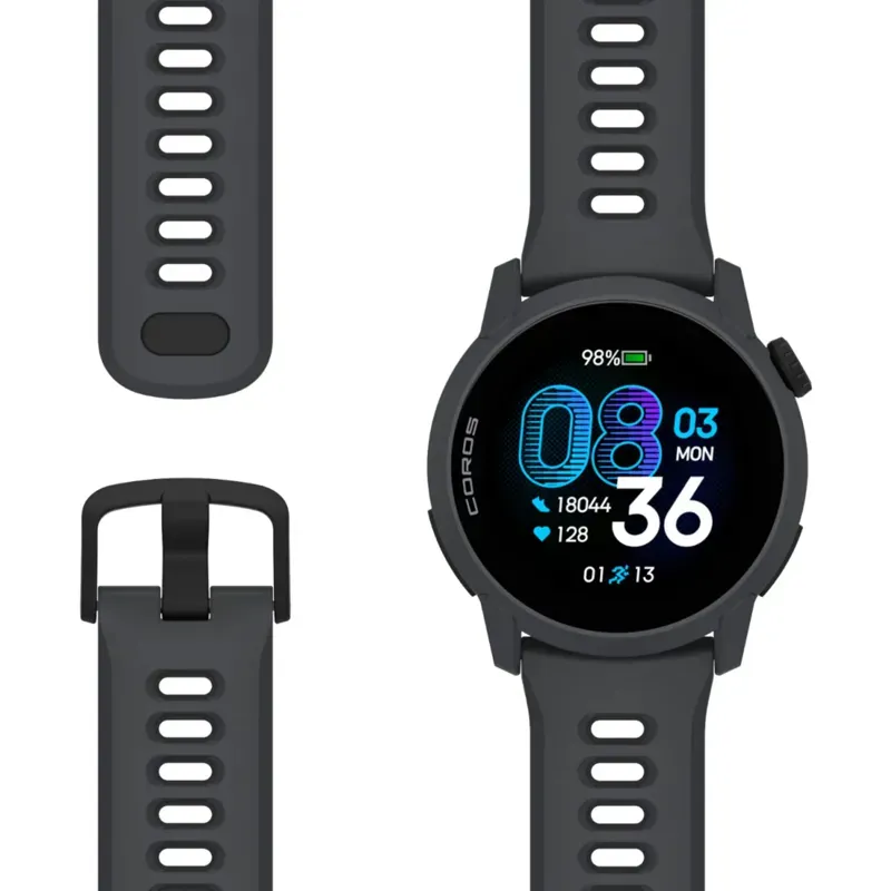GPSCC Coros Pace 4 Watch Silicone Black one size-4