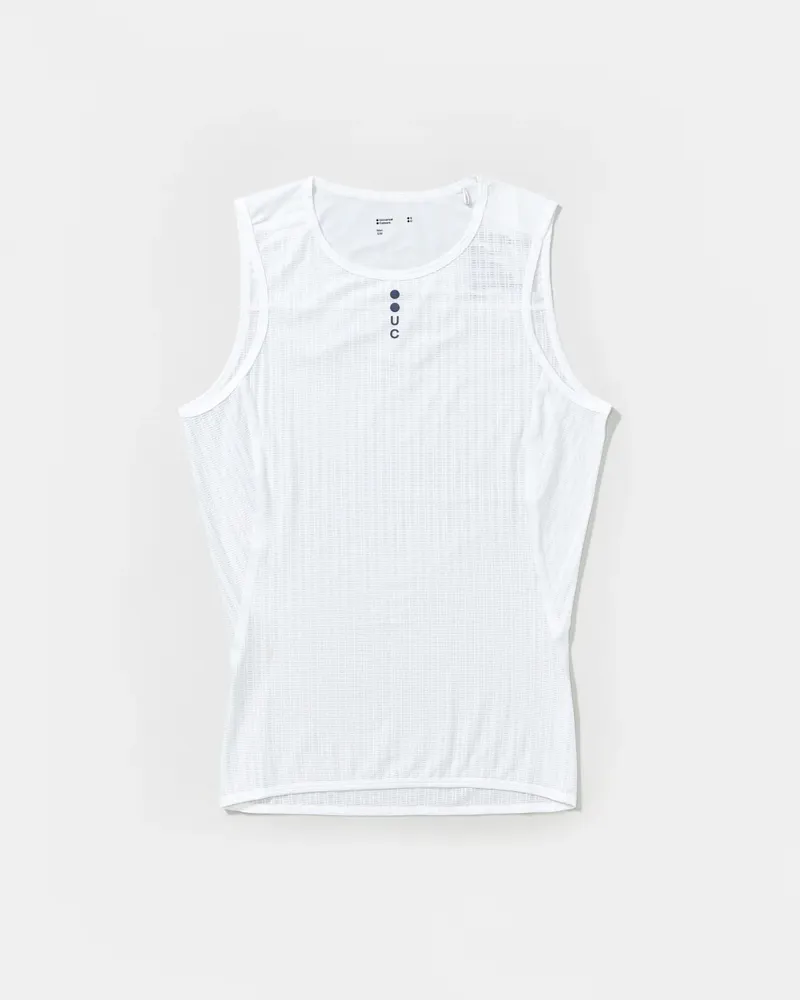 Universal Colours Sleeveless Base Layer White