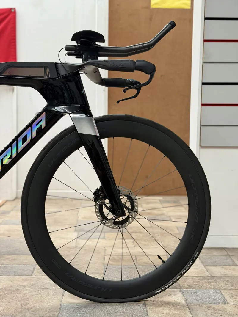 Merida Time Warp TT Limited Road Bike Medium Black Ultegra C60 Wheels-2