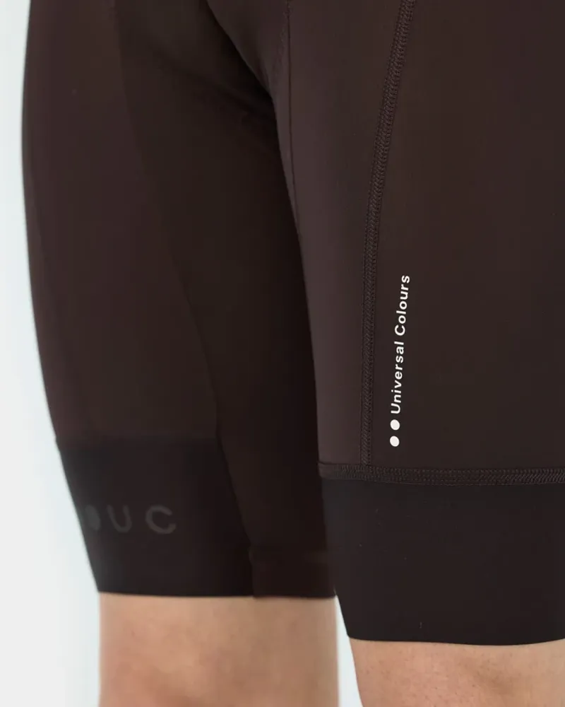 Mono Bib Shorts Bark Brown-1