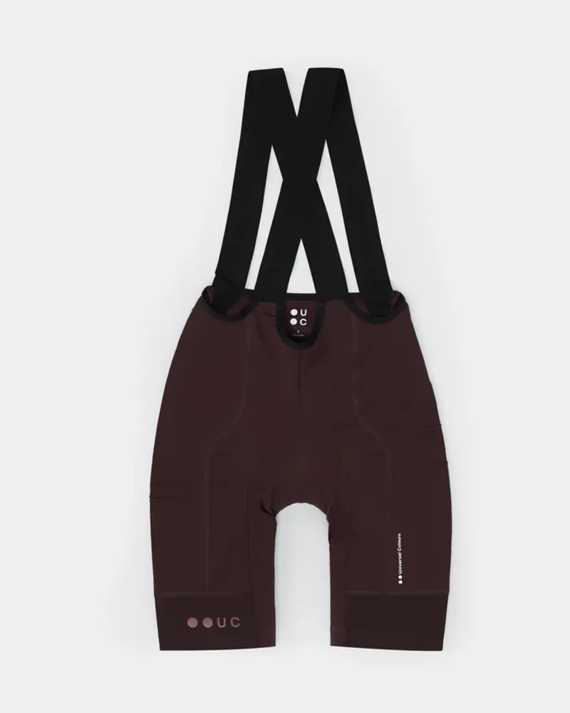 Mon Bib-Shorts women's Bark Brown