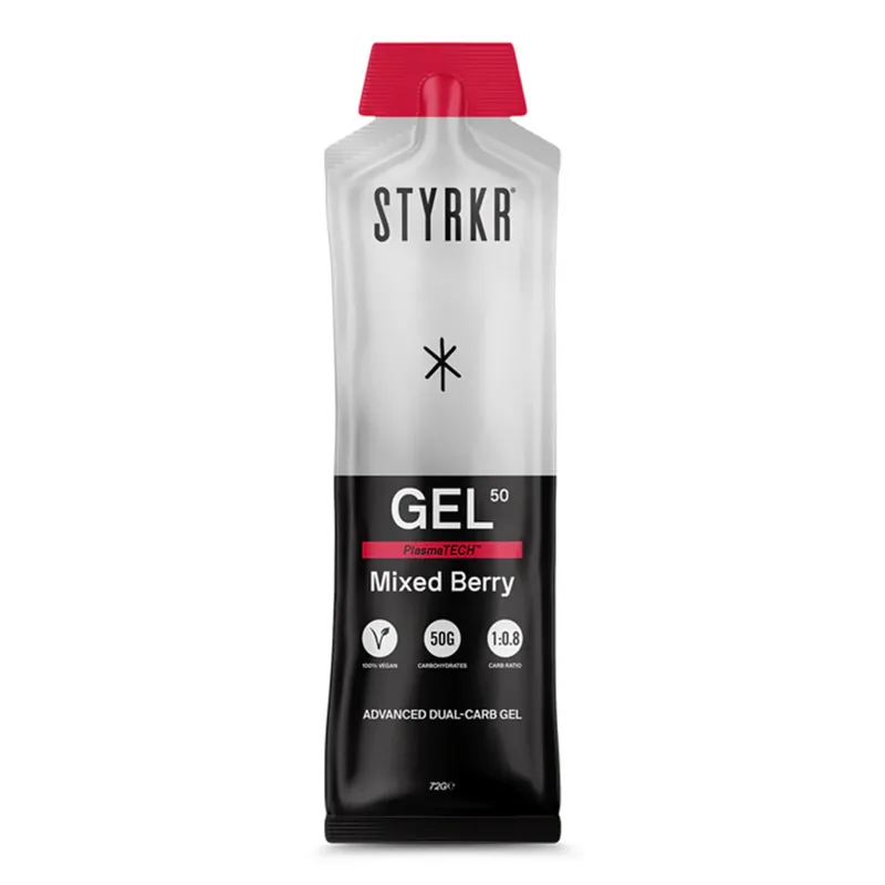 STYRKR - GEL50 Mixed Berry Dual-Carb Energy Gel 