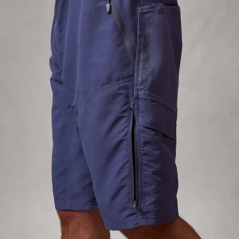 Endura Hummvee Shorts w/Liner in Indigo Rock-4