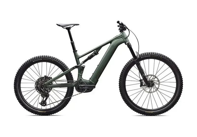 Specialized Turbo Levo 4 Alloy E-MTB in Satin Cypress Metallic/Dark Moss Green-1