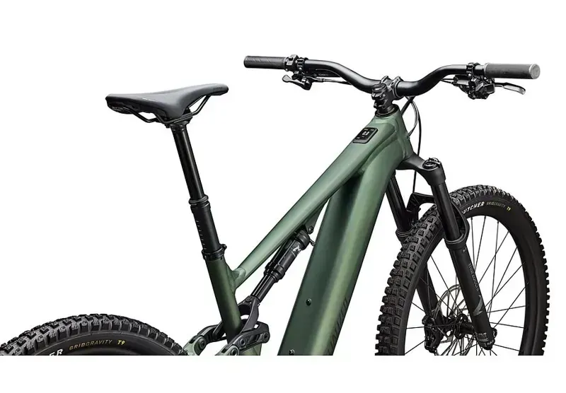 Specialized Turbo Levo 4 Alloy E-MTB in Satin Cypress Metallic/Dark Moss Green-5