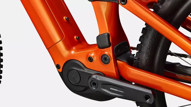 Specialized Turbo Levo 4 Comp Small in Orange Over Silver/Dark Navy-6